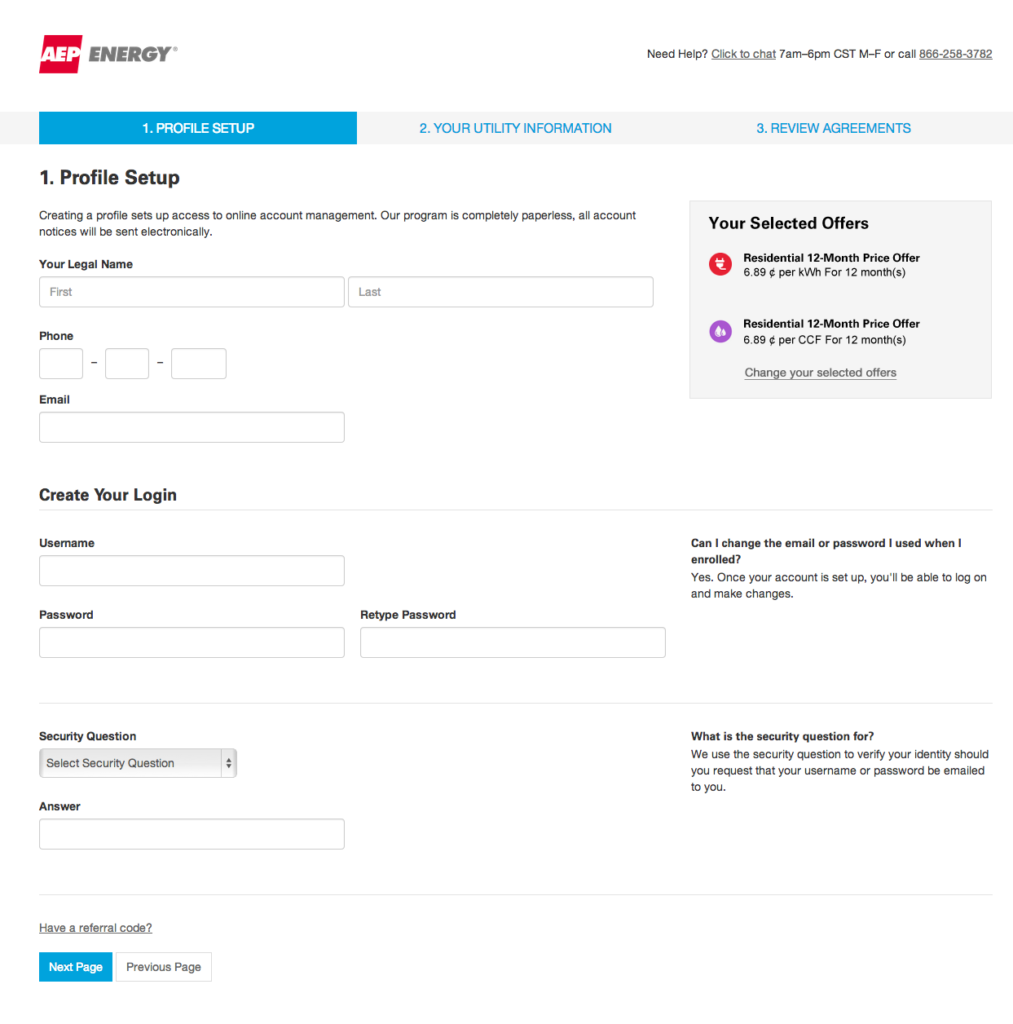 AEP Profile